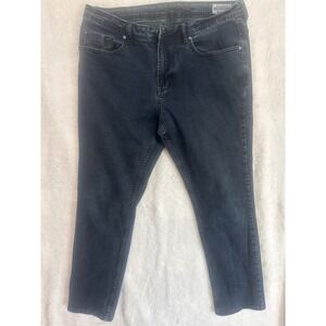 Buffalo David Bitton‎ Mens Jeans 38x32 Straight Stretch Dark Denim Pants
